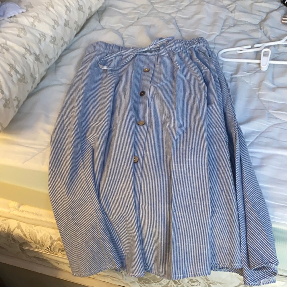 A maxi skirt